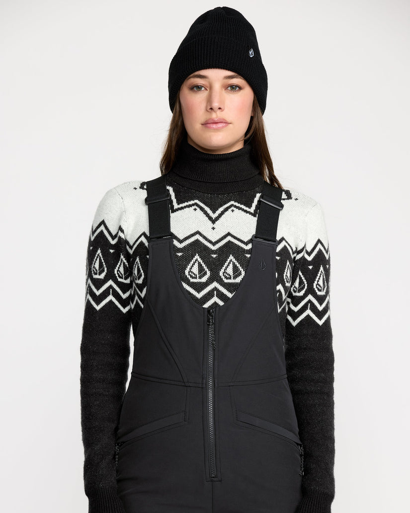 Battle Stretch Bib Overall - Black