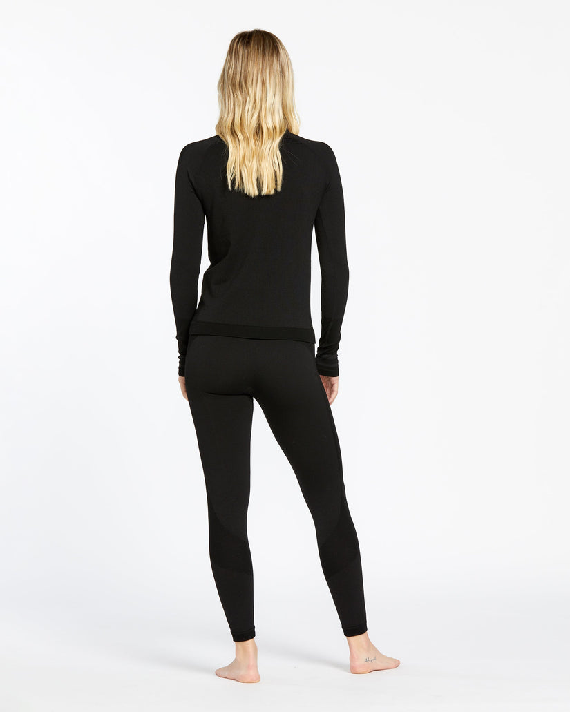 W Engineered Base Layer Legging - Black