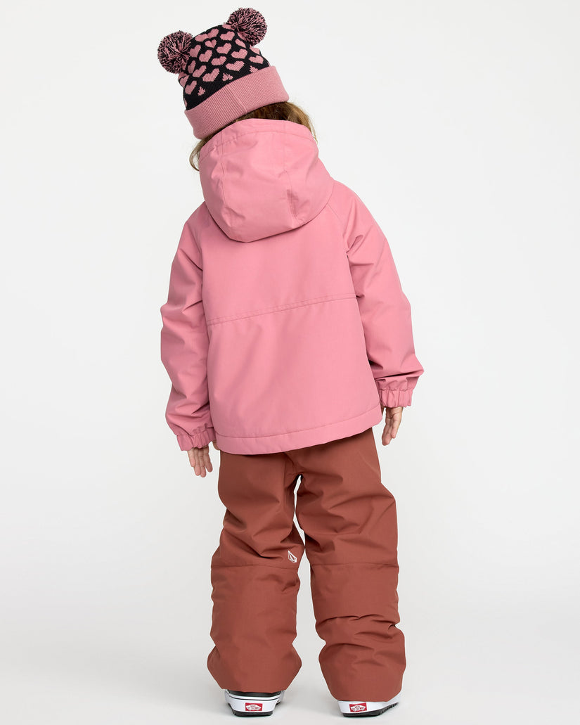 Little Flurry Insulated Bib Overall - Henna
