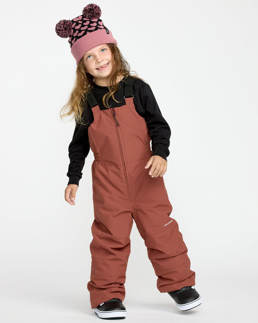 Little Flurry Insulated Bib Overall - Henna