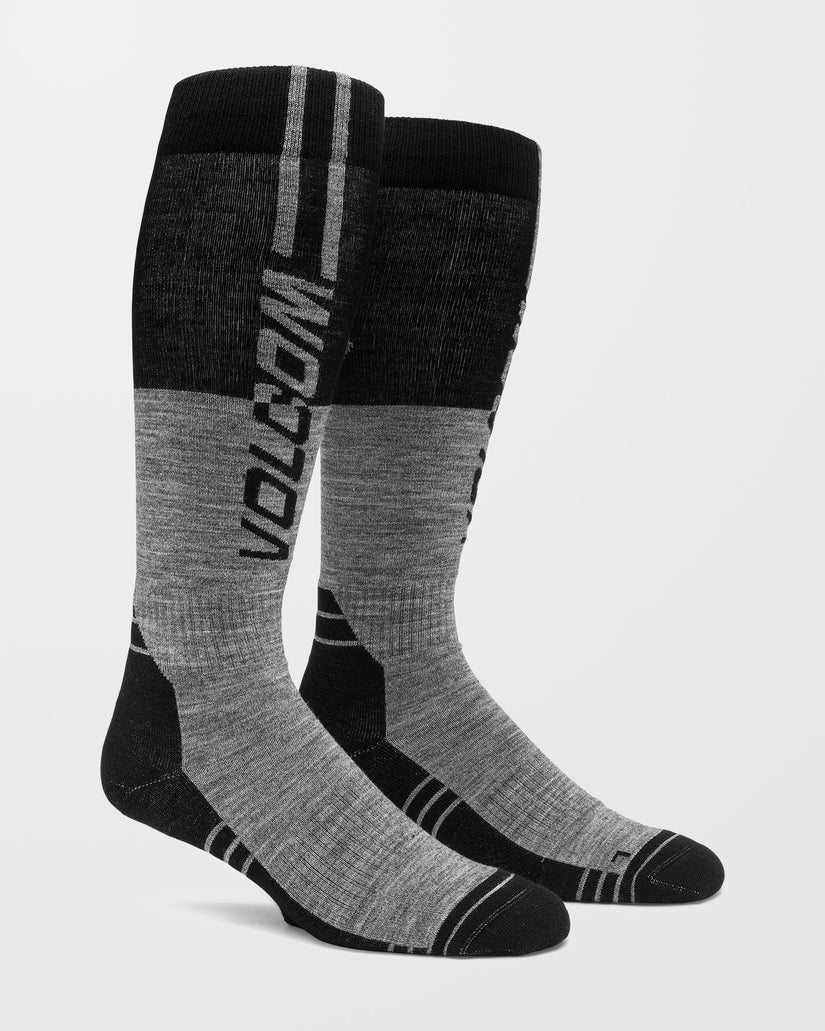Splitz Wool Blend Otc Socks - Heather Grey