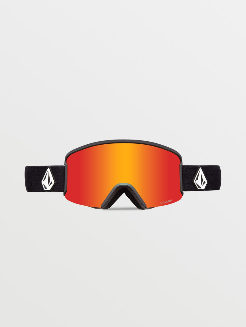 Garden Matte Black Goggle (+ Bonus Lens - Yellow) - RED CHROME (VG0123500_RDCH) [B]