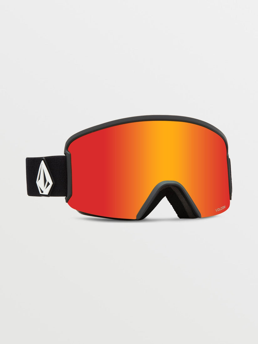 Garden Matte Black Goggle (+ Bonus Lens - Yellow) - RED CHROME (VG0123500_RDCH) [F]