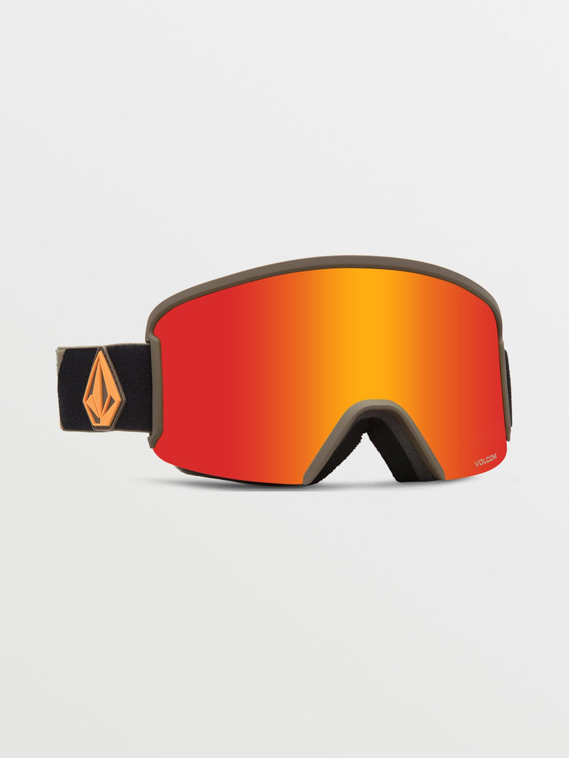 Garden Military/Gold Goggle (+ Bonus Lens - Yellow) - RED CHROME (VG0123510_RDCH) [F]