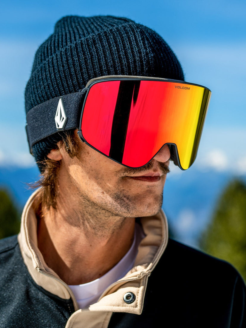 Odyssey Matte Black Goggle (+ Bonus Lens - Yellow) - RED CHROME (VG0423500_RDCH) [101]
