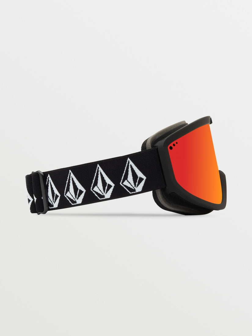 Footprints Matte Black Stone Goggle (+ Bonus Lens - Yellow) - RED CHROME (VG0623502_RDCH) [1]