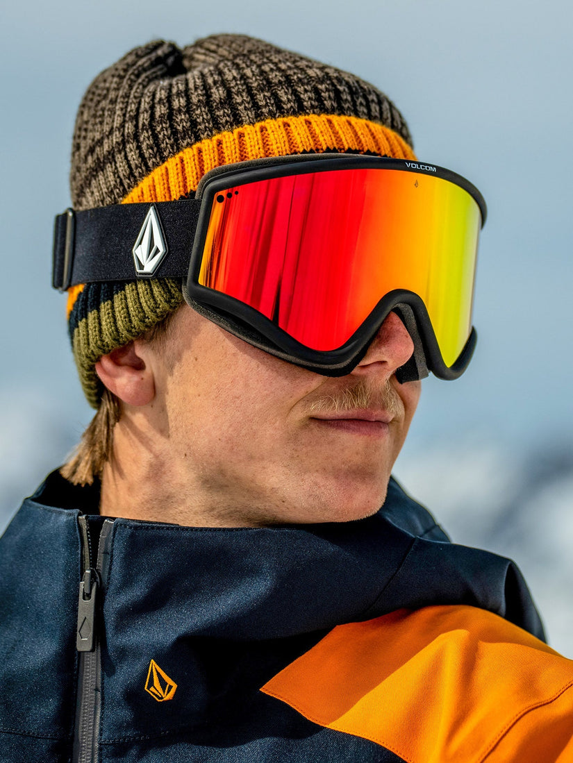 Yae Matte Black Goggle (+ Bonus Lens - Yellow) - RED CHROME (VG0723500_RDCH) [101]