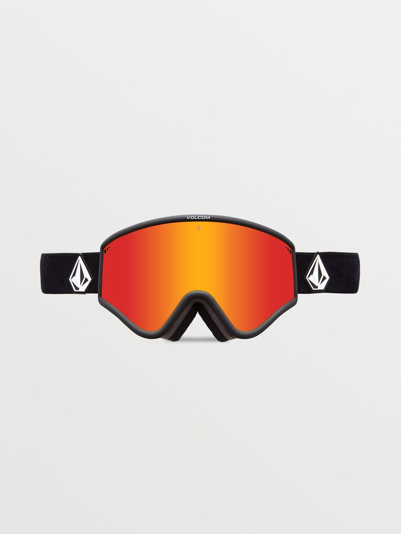 Yae Matte Black Goggle (+ Bonus Lens - Yellow) - RED CHROME (VG0723500_RDCH) [B]