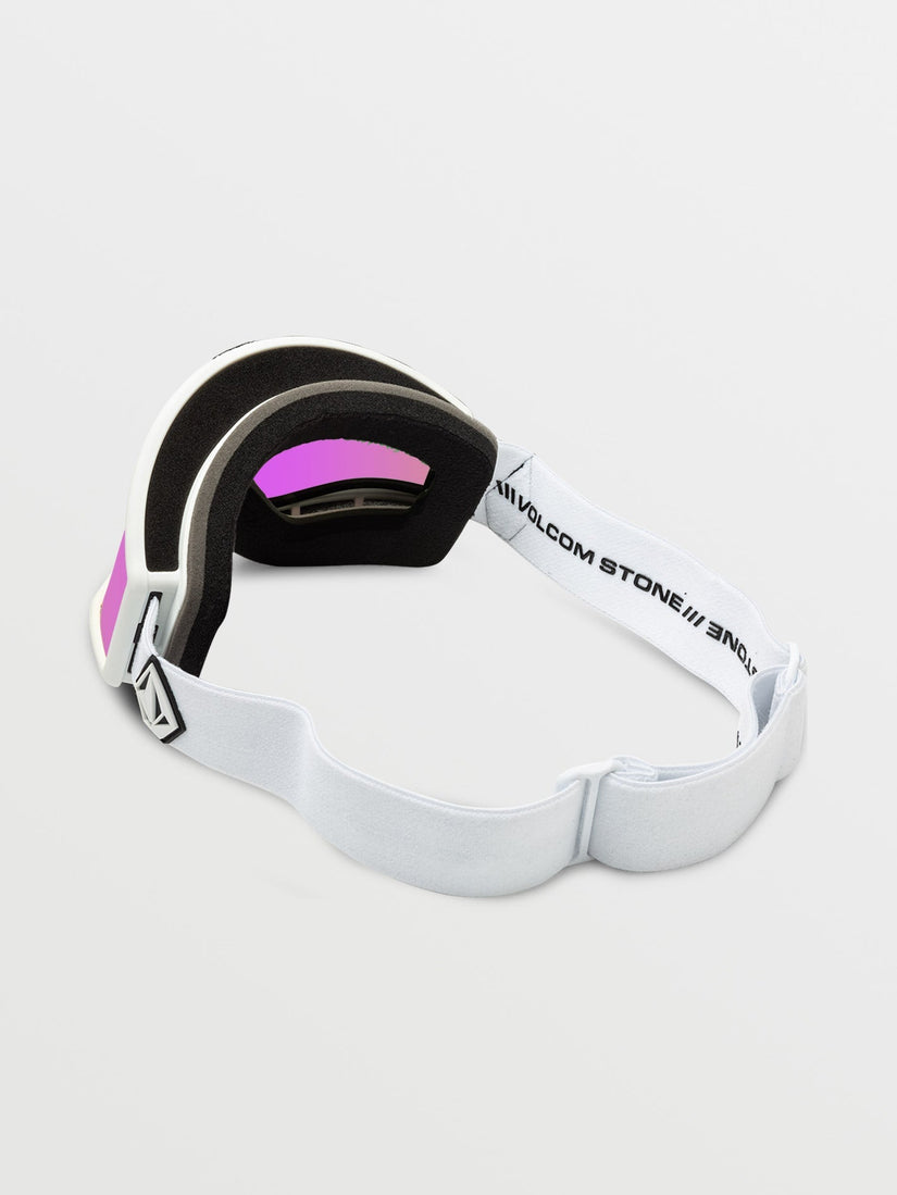 Yae Matte White Goggle (+ Bonus Lens - Yellow) - PINK CHROME (VG0723501_PICH) [2]