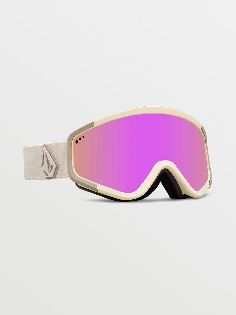 Attunga Khakiest/Sand Goggle (+ Bonus Lens - Yellow) - PINK CHROME (VG0823507_PICH) [F]