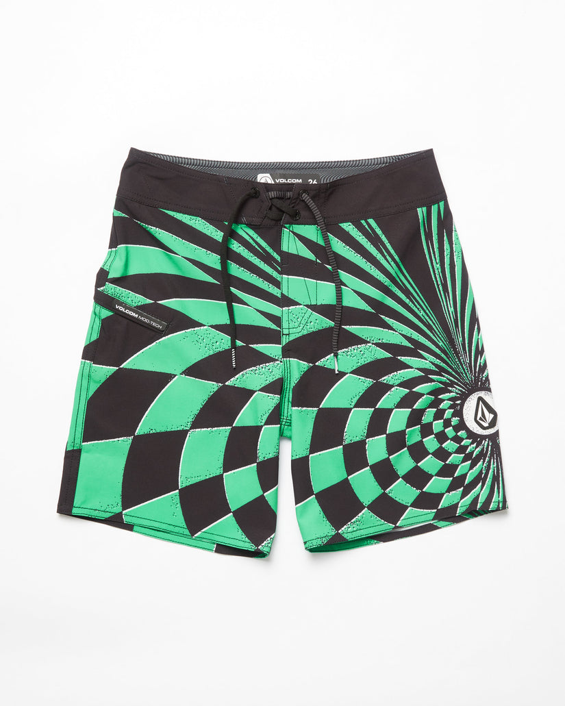 Mod Spiral Stone Shield Boardshort - MINT - (KIDS)