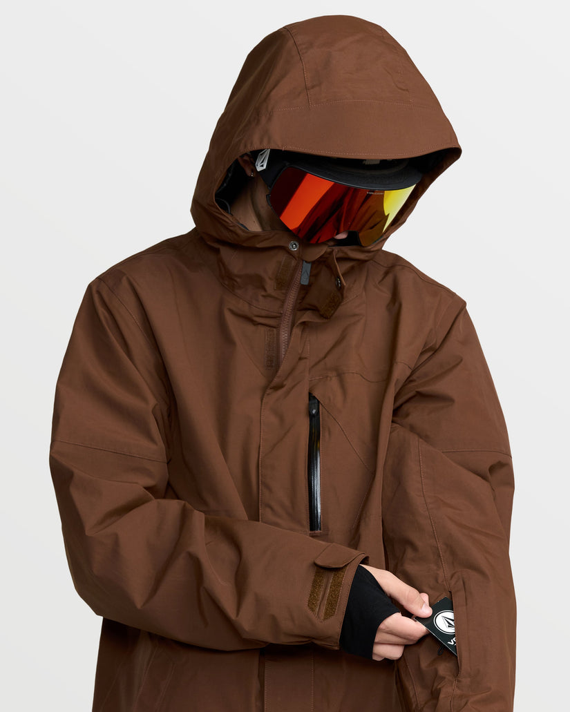 L Insulated Gore-Tex Jacket - Brown