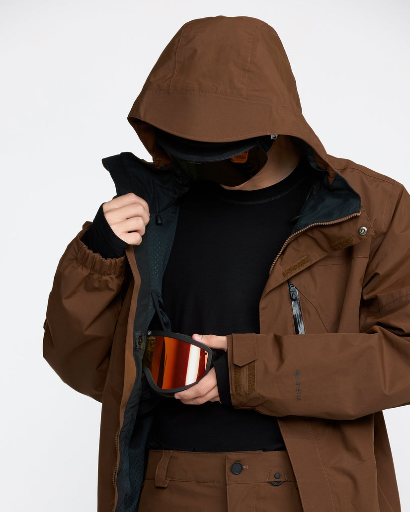 L Gore-Tex Jacket - Brown