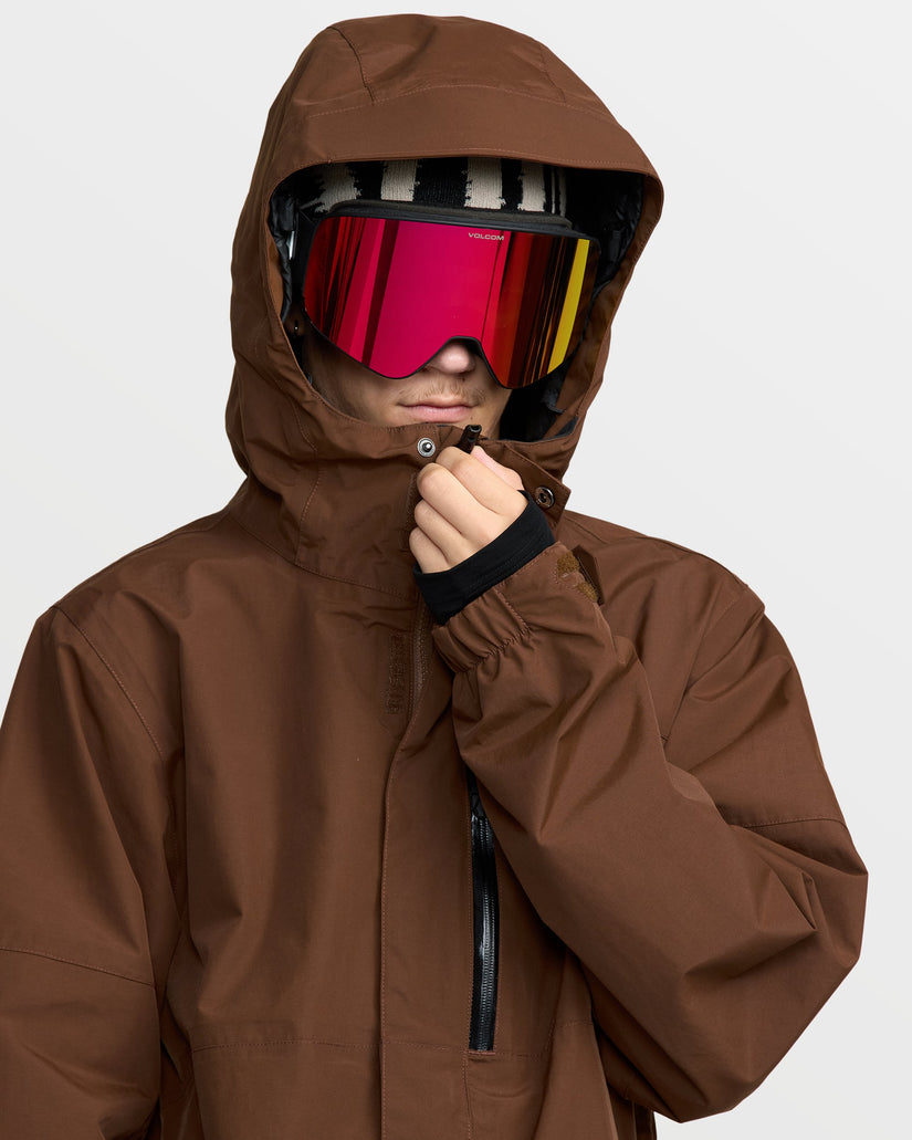 L Insulated Gore-Tex Jacket - Brown