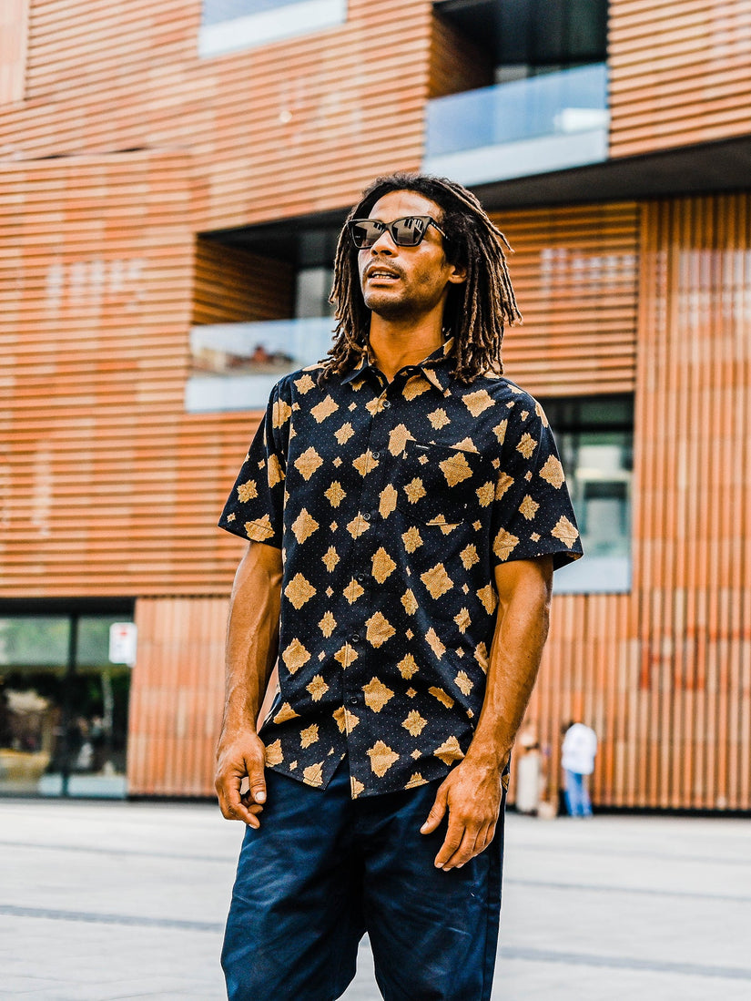 Grit Mandala Shirt - NEW BLACK