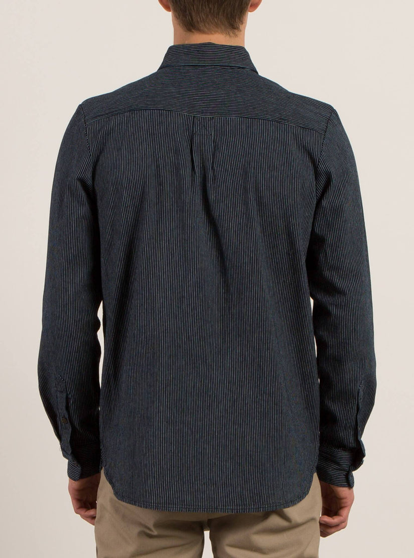 Crowley Long Sleeve Shirt - Indigo