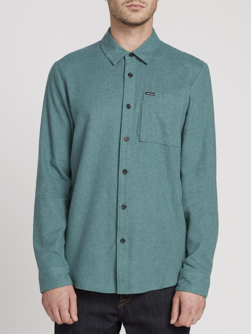 Caden Solid Shirt - Mediterranean (A0531806_MED) [F]