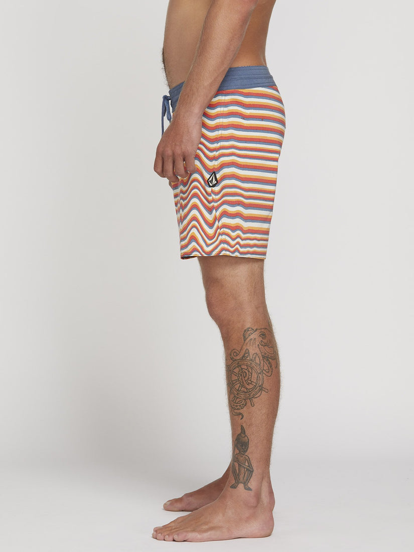 Aura Stoney 16" Boardshort  - Yellow Orange