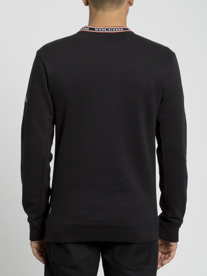 Forward To Past Sweater - Black (A4631900_BLK) [B]
