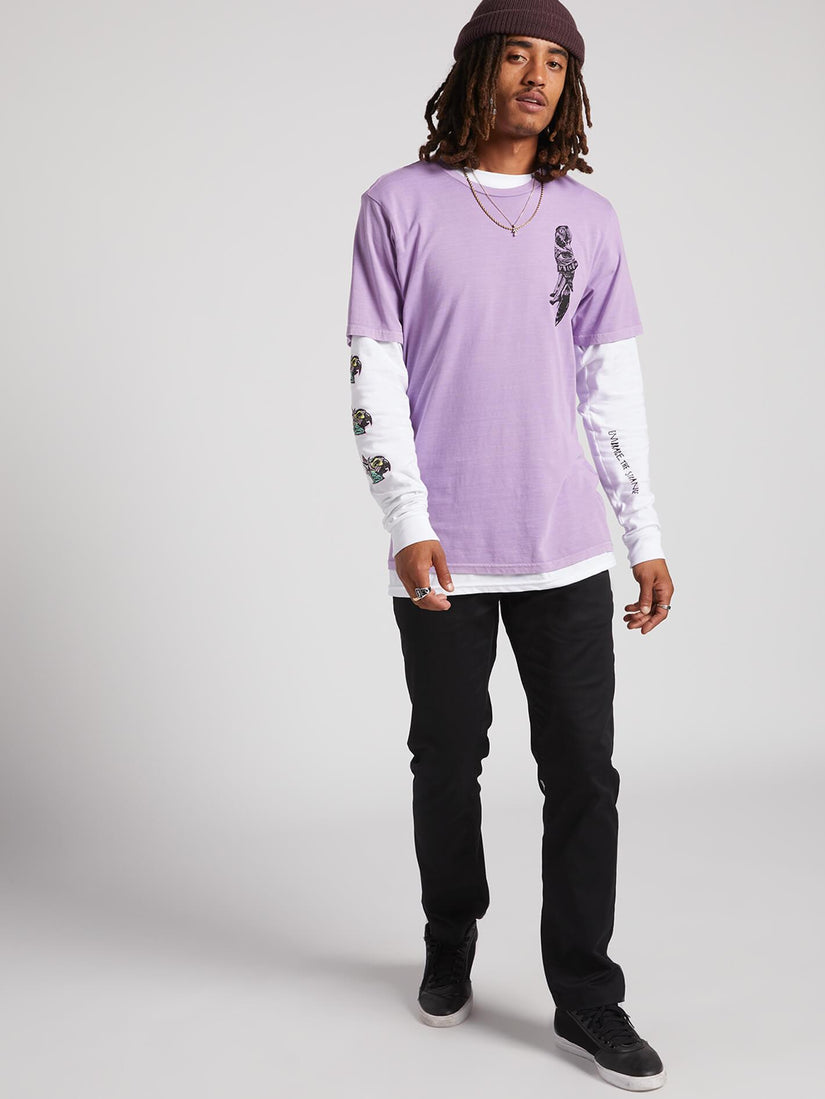 Parrot Collage T-shirt - Lavender (A5231903_LAV) [2]
