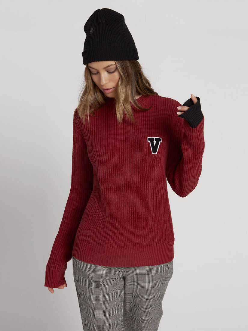 Snatchy Sweater - Auburn (B0731950_AUB) [F]