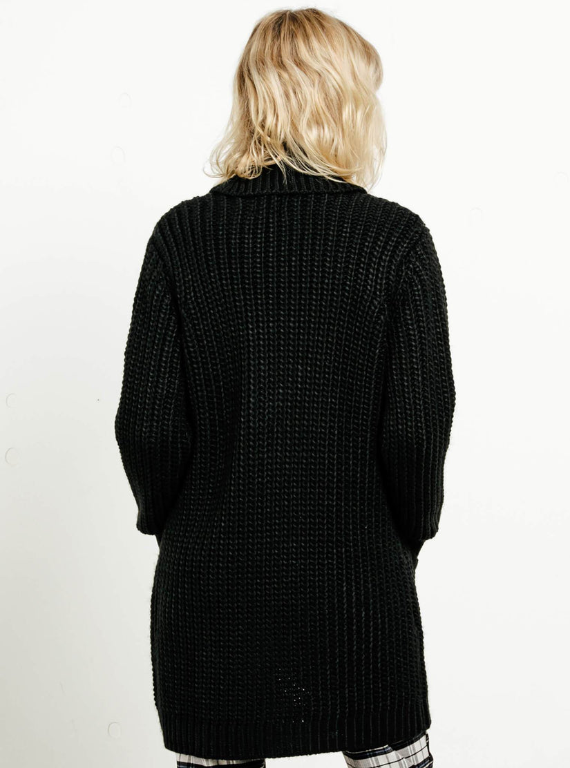 GMJ Long Cardigan - Black