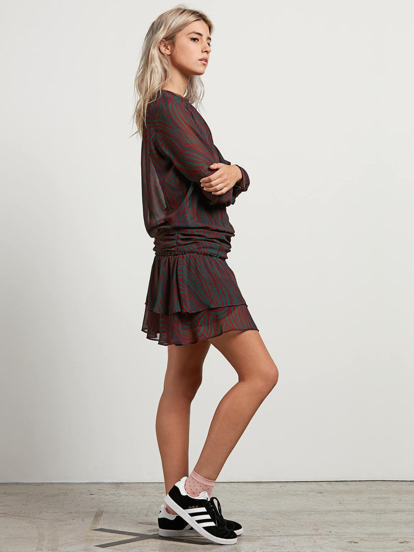 Zebom Dre Dress - Burgundy