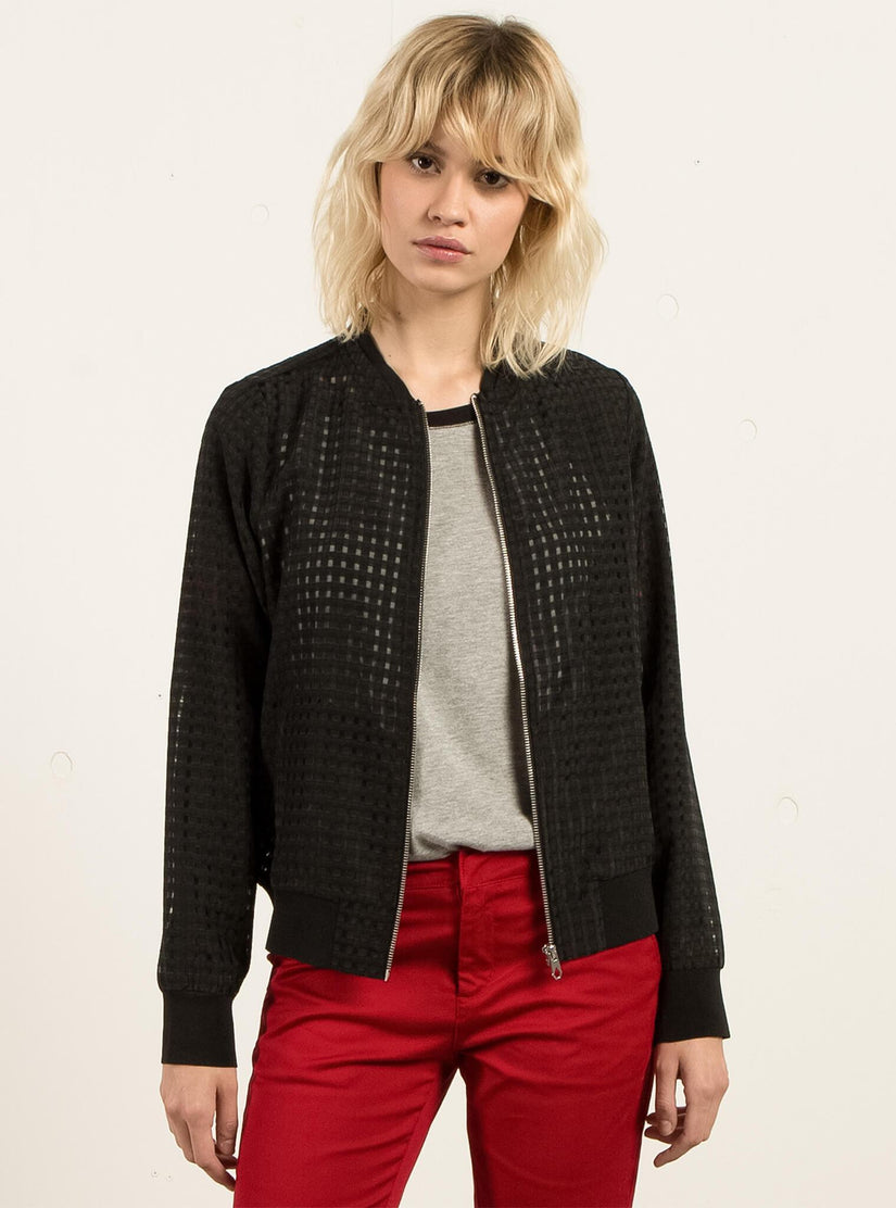 GMJ Sheer Jacket - Black