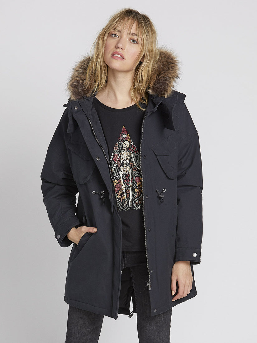 Parka Rainy Shiny 5K - Black (B1531959_BLK) [1]