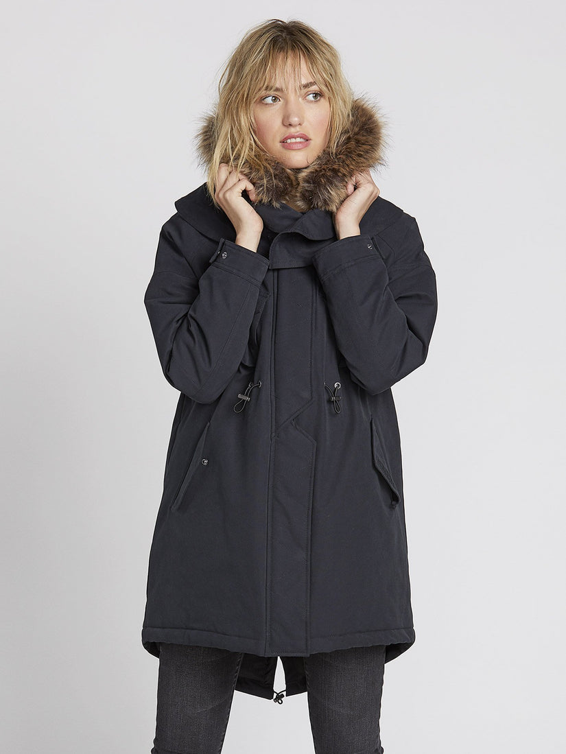 Parka Rainy Shiny 5K - Black (B1531959_BLK) [2]
