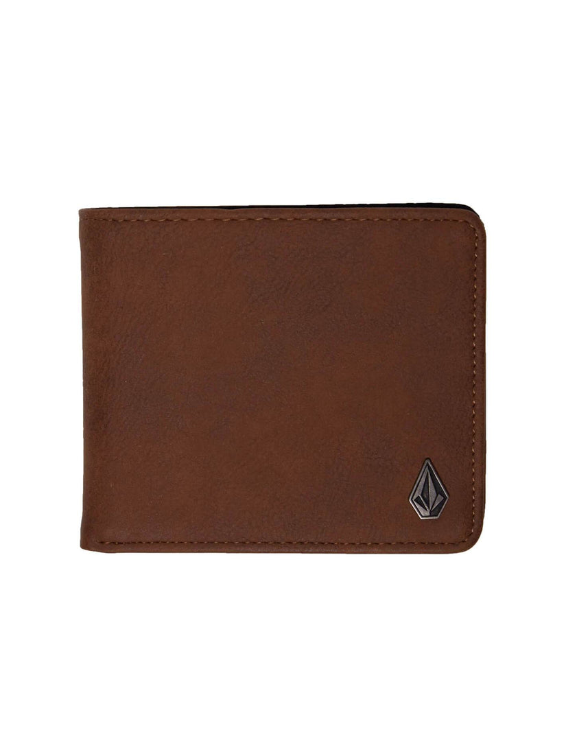 Slim Stone Pu L Wallet - Brown