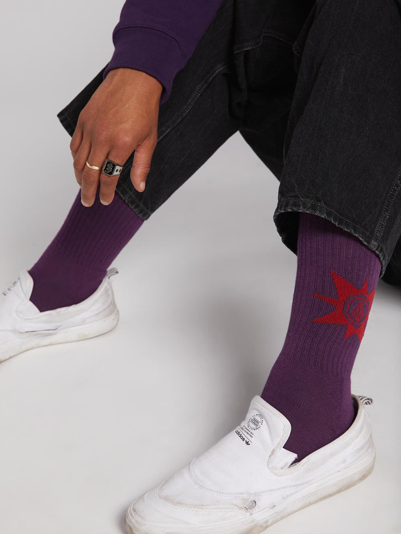 A.P.#2 Socks - Magenta (D6331950_MAG) [06]