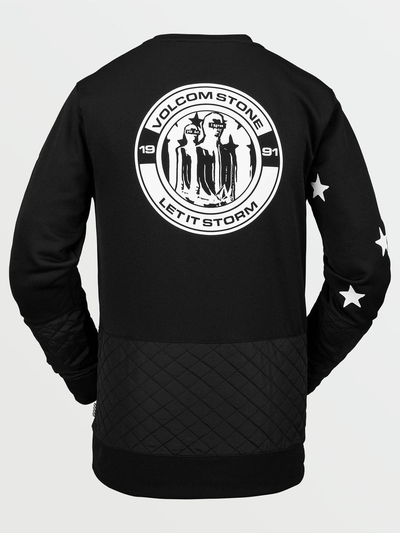 LET IT STORM CREW FLEECE (G4652100_BLK) [B]