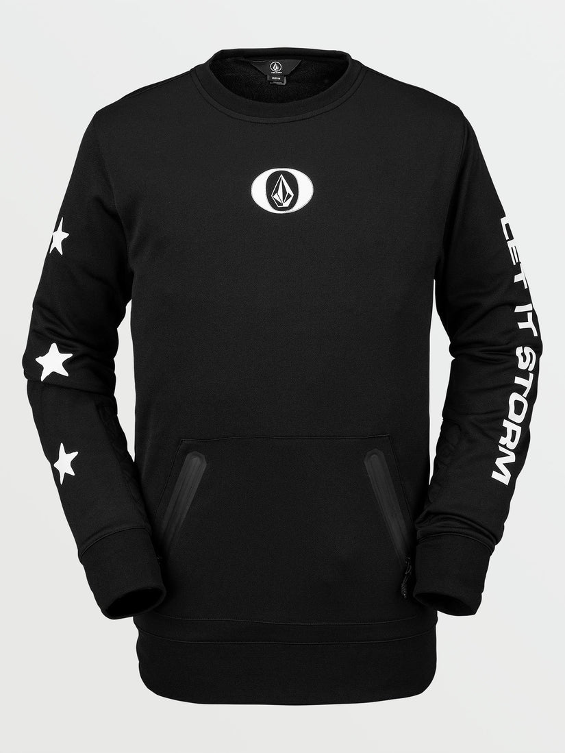 LET IT STORM CREW FLEECE (G4652100_BLK) [F]