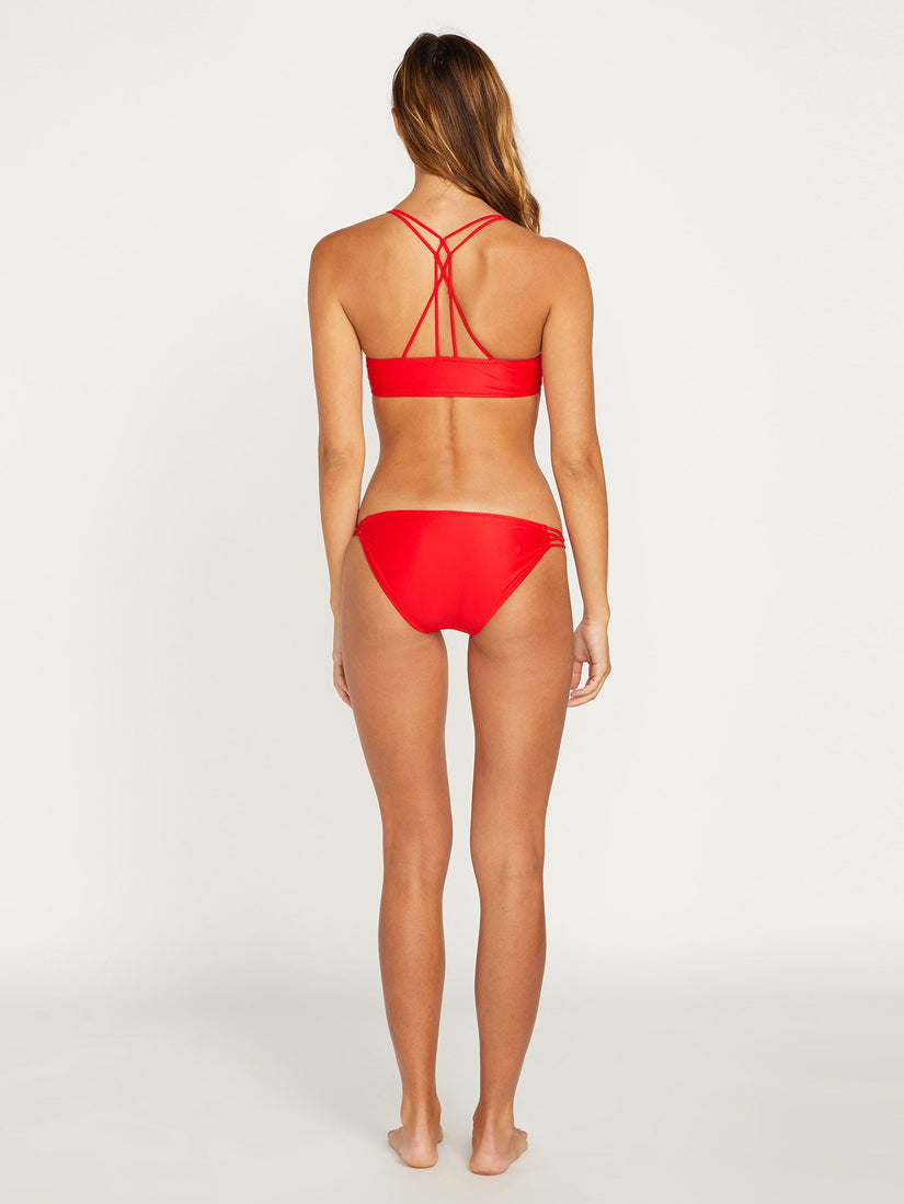 Simply Solid Vneck Bikini Top - CANDY APPLE (O1012315_CDY) [10]